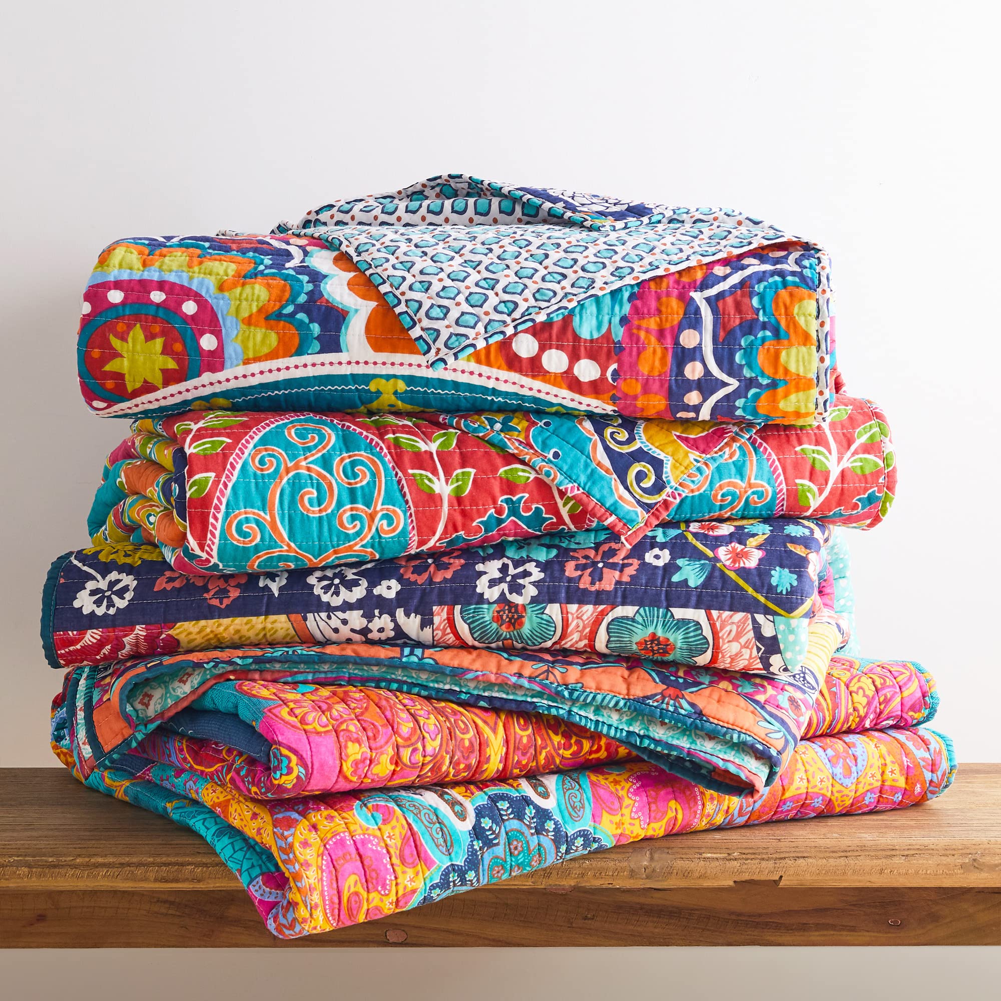 Amazon.com: Levtex Home - Serendipity Quilt Set - King Quilt + Two